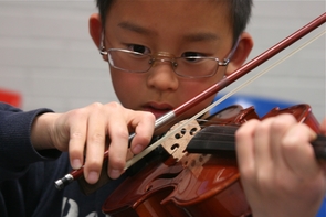 Franklin Wu is among the students in the UA's String Project, learning to play instruments such as the violin, viola and cello. Others also learn to play the double bass in the program, which offers group and private lessons at the UA. Franklin Wu is among the students in the UA's String Project, learning to play instruments such as the violin, viola and cello. Others also learn to play the double bass in the program, which offers group and private lessons at the UA.